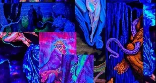 Viaggio fluorescente nell’Inferno della Divina Commedia