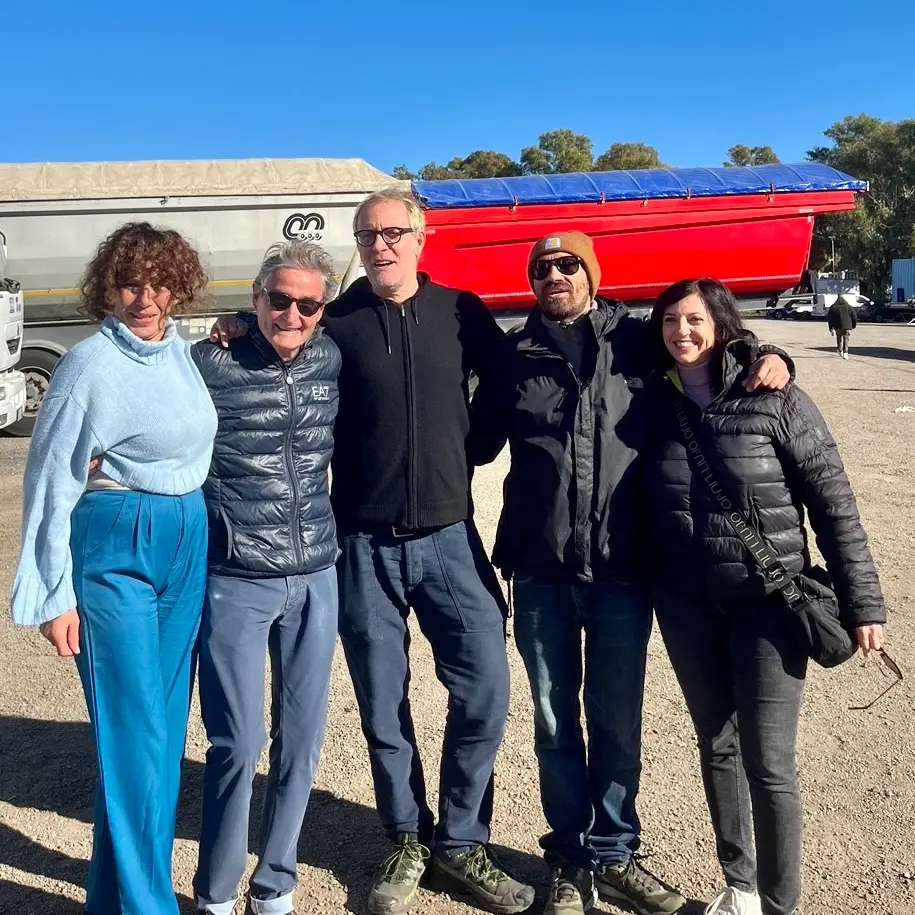 Civitavecchia set di “Armony” con Mastandrea, Argento e Muti