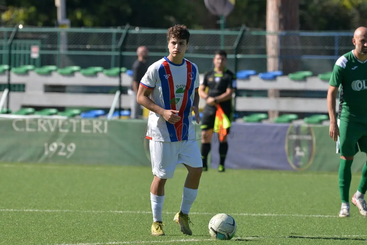 Il centrocampista Iacopo Gaudenzi (Foto Alessio De Luca)