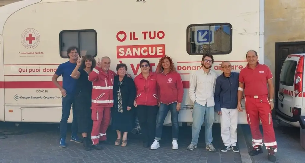 Raccolte 21 sacche di sangue per la giornata promossa dalla “Croce rossa italiana”