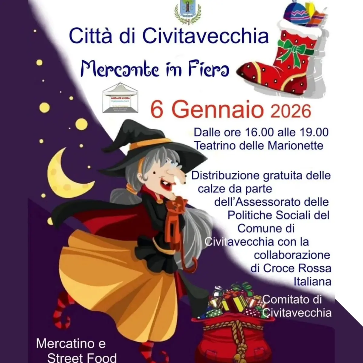 La Befana in piazza slitta di una settimana