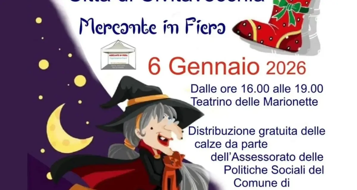 La Befana in piazza slitta di una settimana