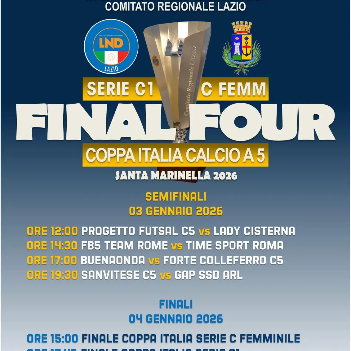 Il Pala De Angelis mette il vestito migliore per le Final Four