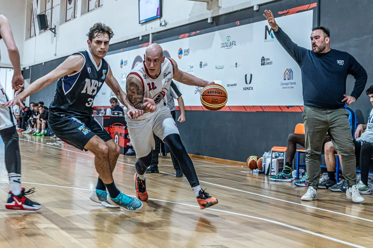 Andrea Tebaldi durante una fase di gioco