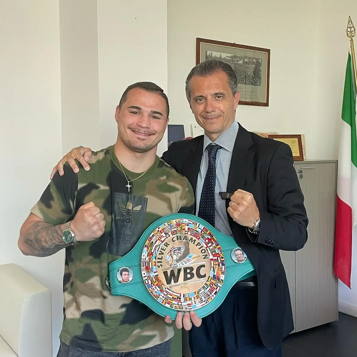 Magnesi celebrato dalla Federpugilato
