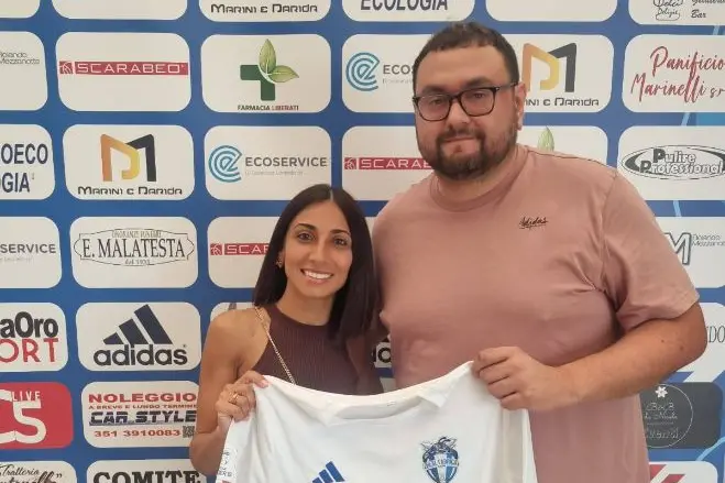 La presentazione della nuova dirigente Tiziana Giove con il presidente Roberto Rossi