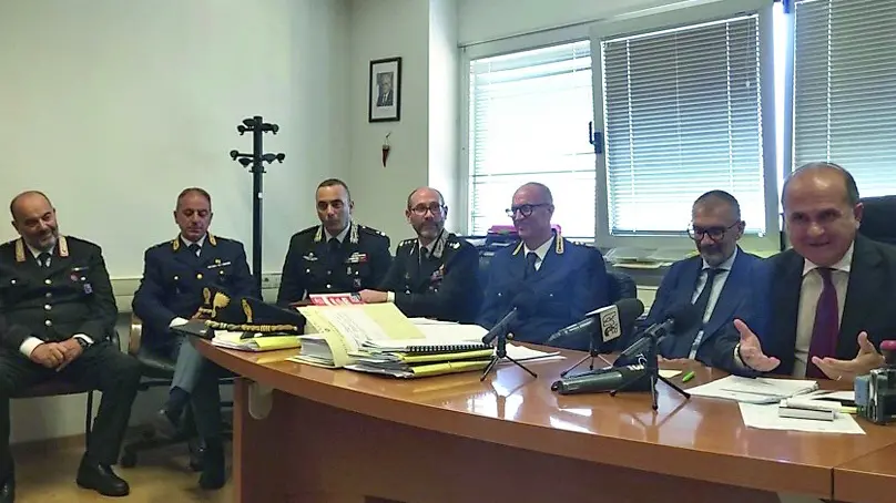 Sgominata banda della droga sei arresti nell’operazione “Nerone”  - Conferenza stampa alla Procura di Civitavecchia