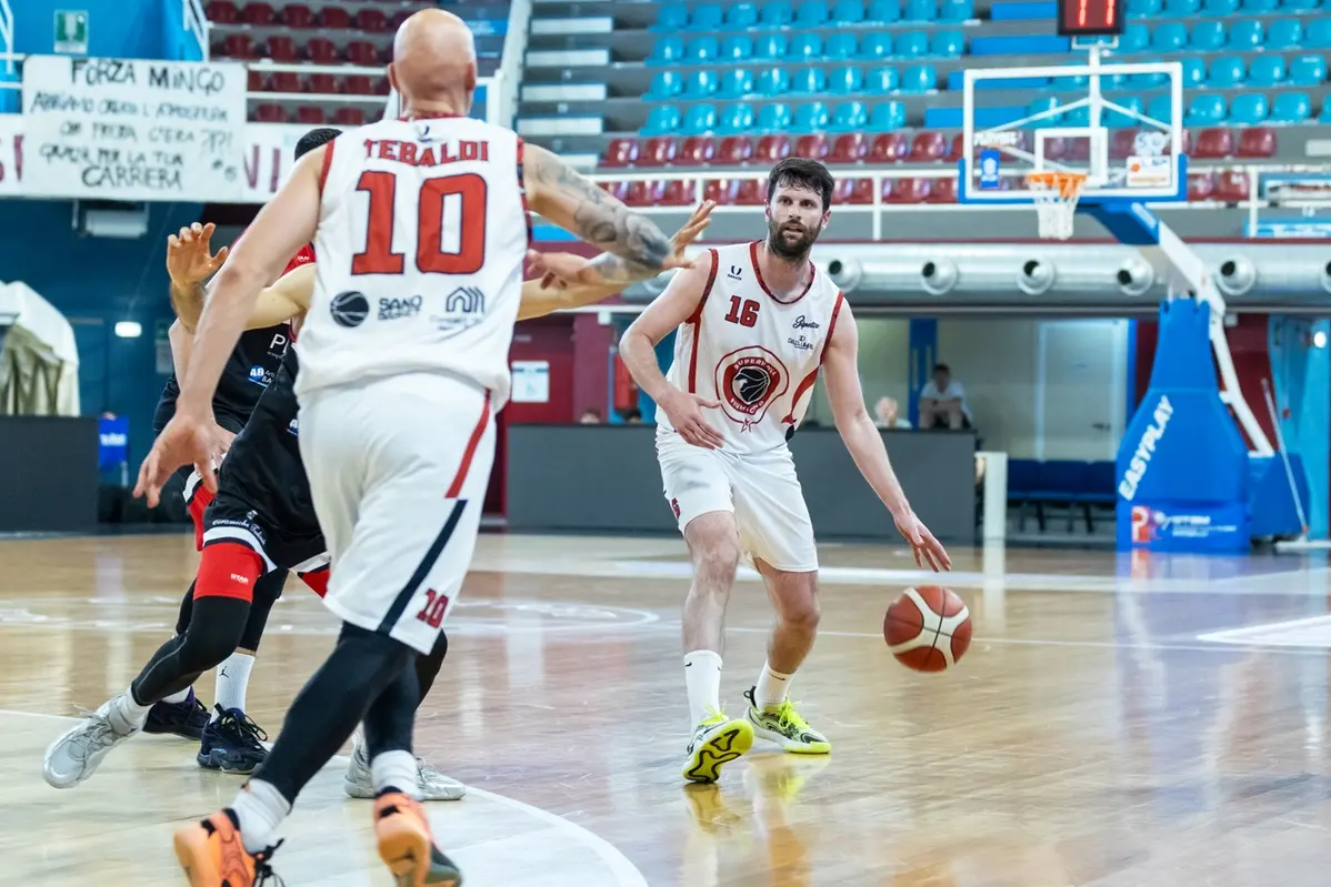 Valerio Staffieri durante una fase di gioco