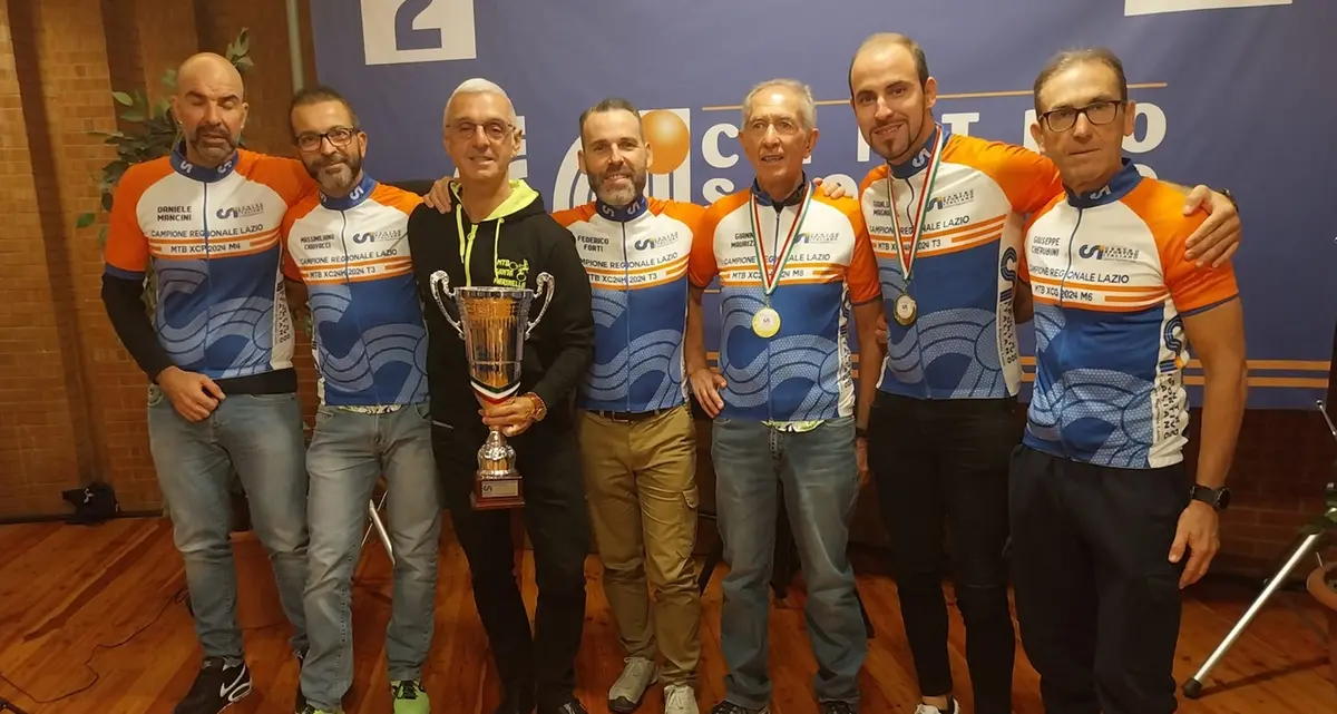 Galà del Ciclismo Csi Lazio: un 2024 ricco di riconoscimenti per la Mtb Santa Marinella