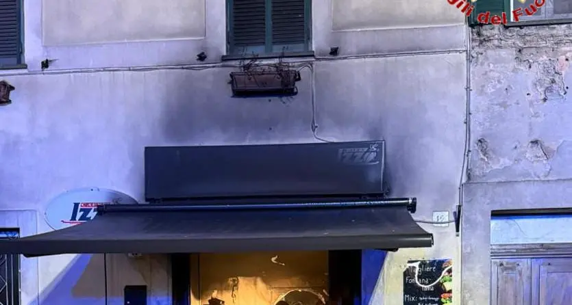 Fiamme in pizzeria: due ustionati