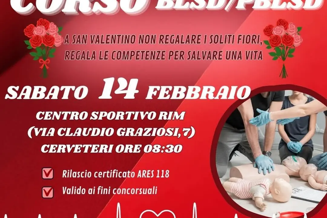 A San Valentino il corso BLSD del Nucleo Subacqueo