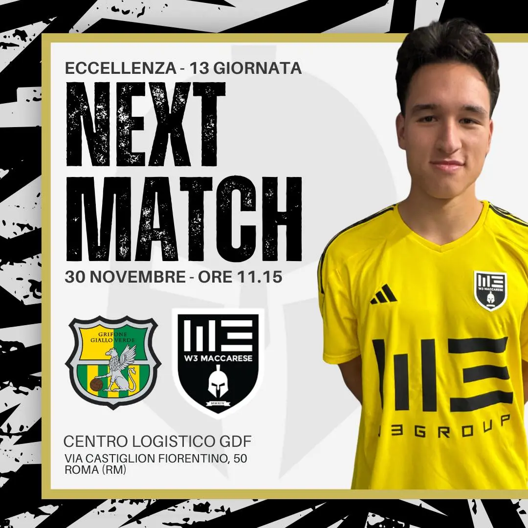 W3 Maccarese di scena sul campo del Grifone Gialloverde