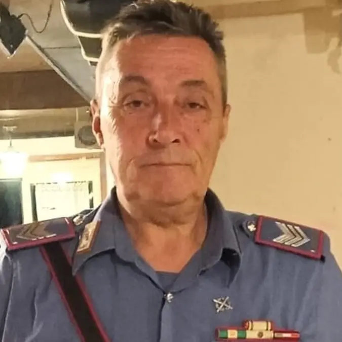 Il brigadiere capo Di Giammartino in pensione