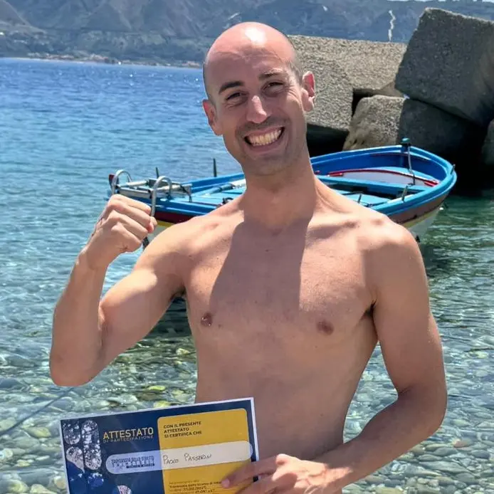 Oltre lo Stretto, dentro se stessi: l’impresa del civitavecchiese Paolo Passerini