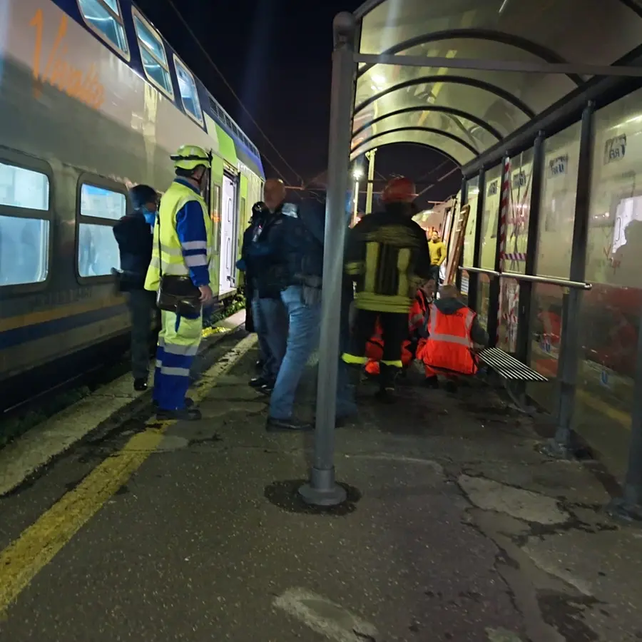 Investimento alla stazione di Civitavecchia