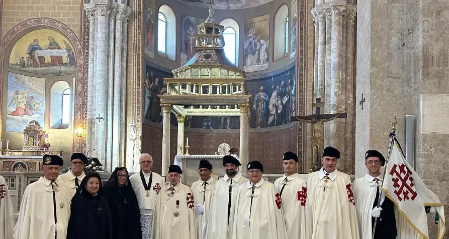 Il tarquiniese Simone Luciani nuovo cavaliere per la delegazione di Civitavecchia-Tarquinia dell’Ordine equestre del Santo Sepolcro di Gerusalemme