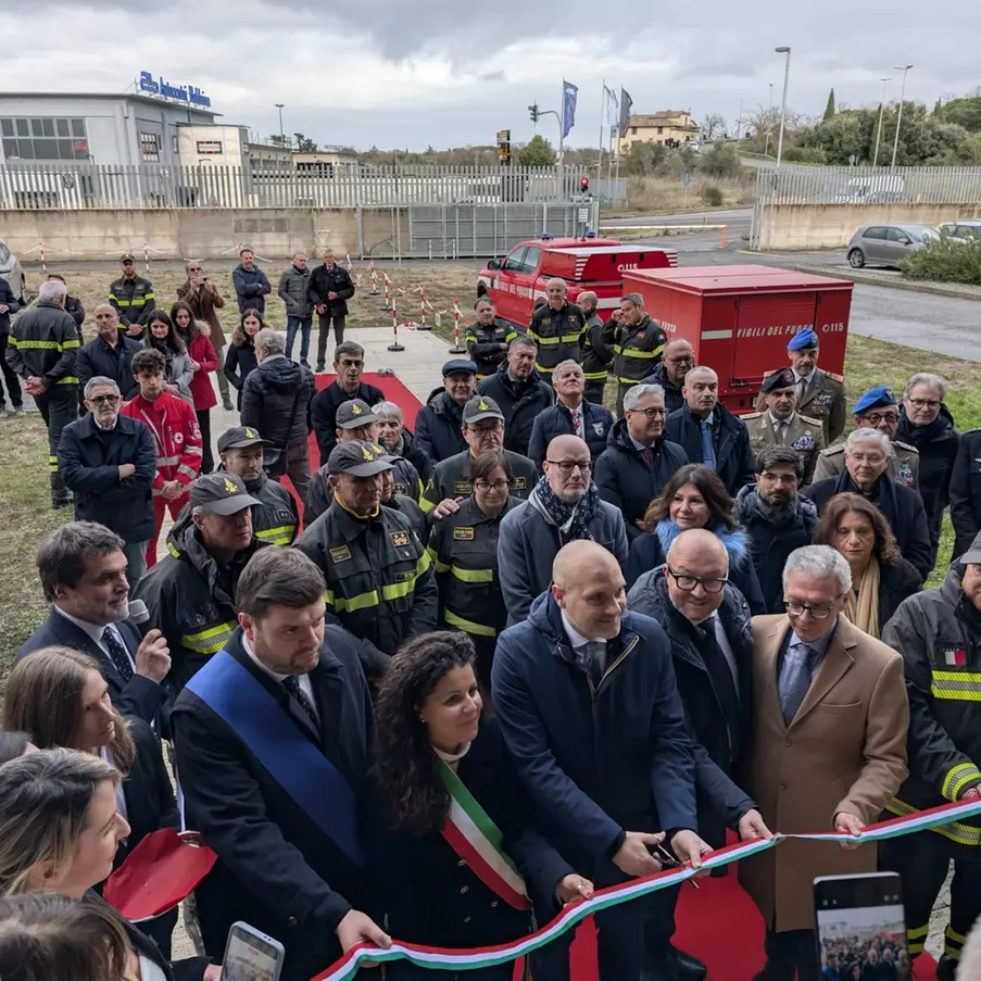 Sede dei vigili fuoco di Viterbo, inaugurazione attesa da 22 anni