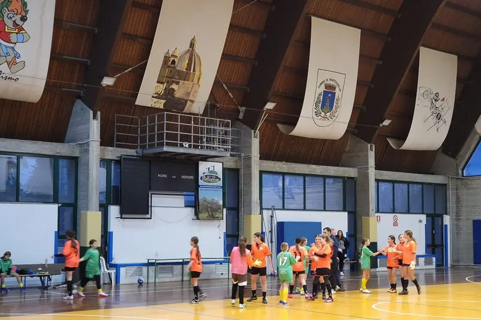 Le ragazze Under 13 del Montefiascone in azione