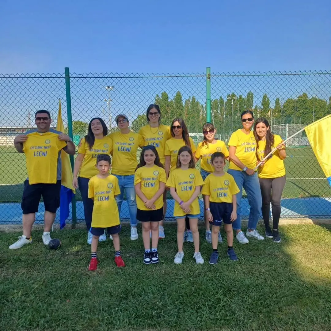 I tifosi al seguito della compagine del Calcio Tuscia