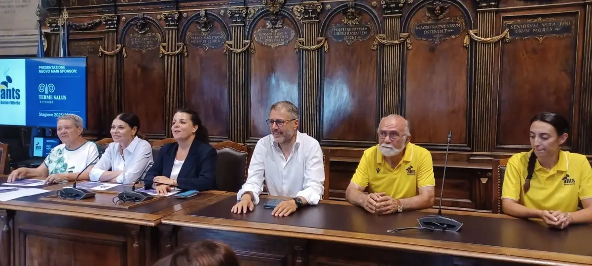 La presentazione del main sponsor Terme Salus