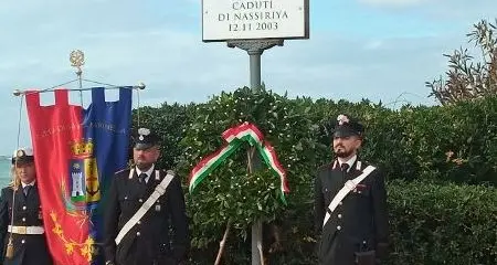 Strage di Nassiriya in Iraq, il Comune di Santa Marinella rende omaggio ai caduti italiani