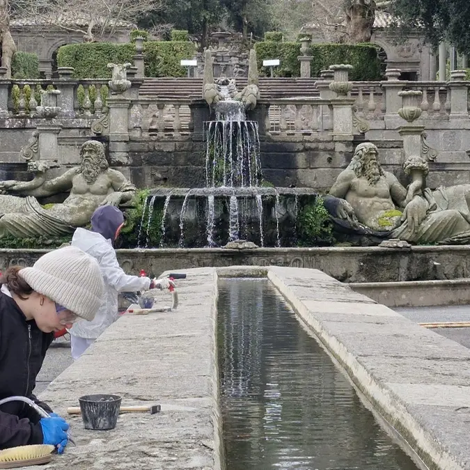 Villa Lante, il restauro entra nel vivo