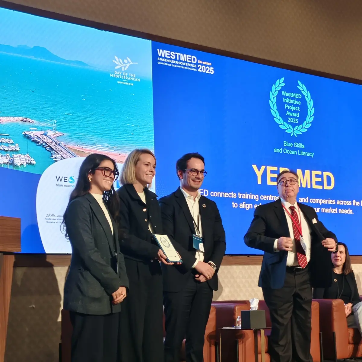 YEP MED vince il WestMED Best Project 2025 Award: l’AdSP partner di un successo mediterraneo