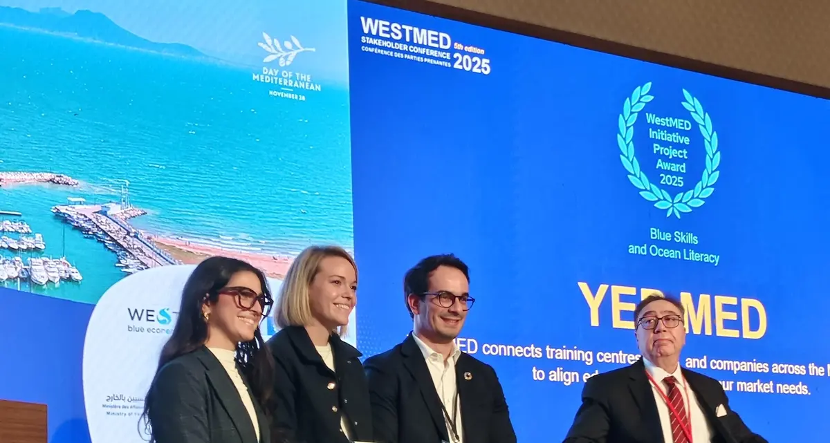 YEP MED vince il WestMED Best Project 2025 Award: l’AdSP partner di un successo mediterraneo