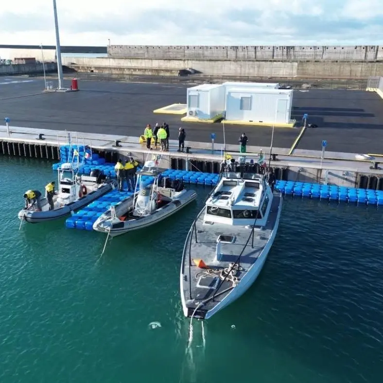 Darsena servizi, test di ormeggio superati