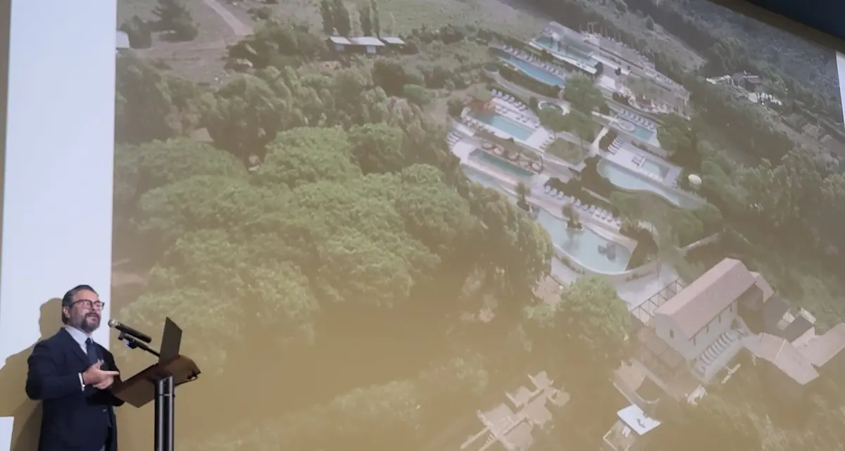 Un teatro sull’acqua per rilanciare il territorio: presentato il masterplan del nuovo polo termale
