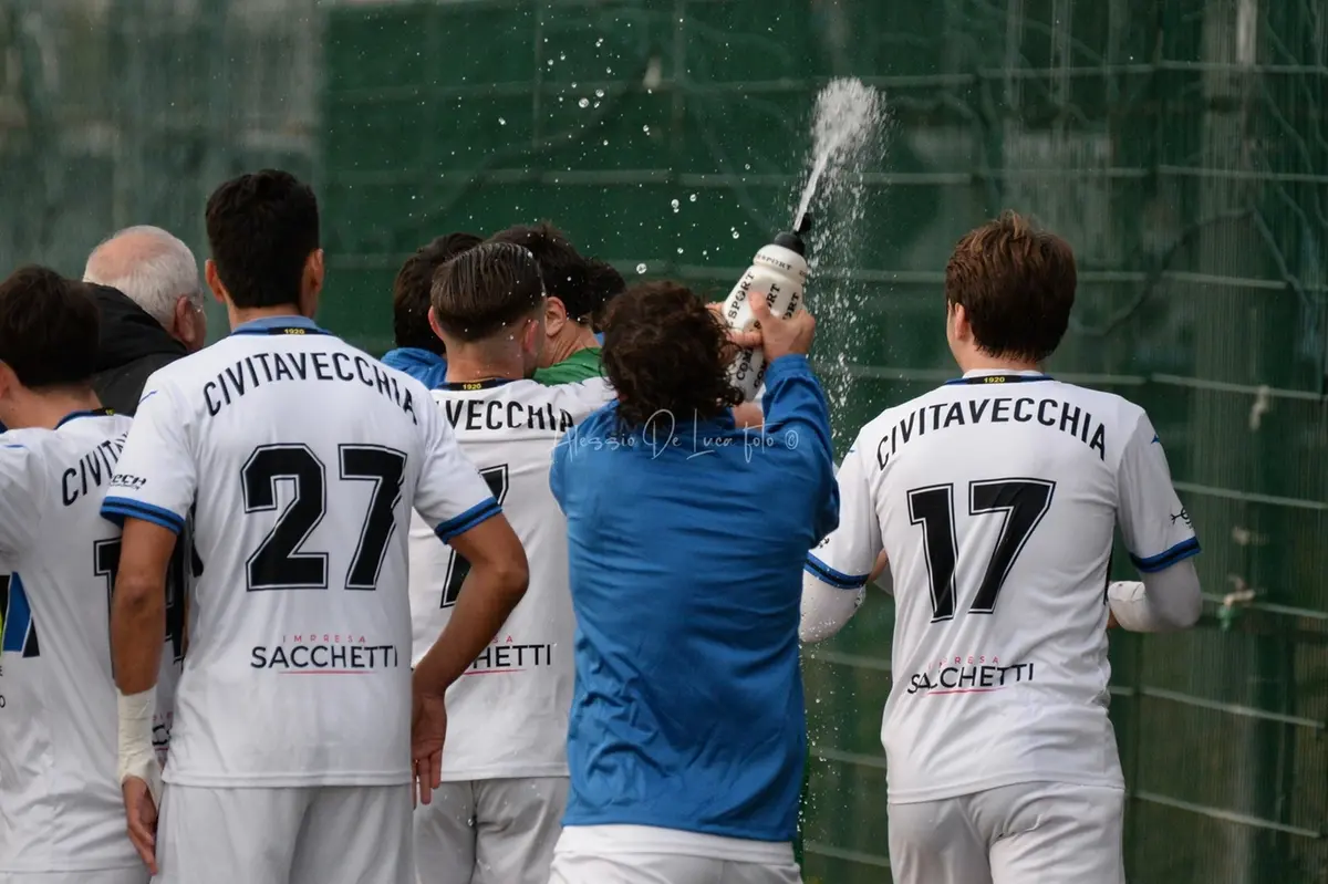 L\\u2019esultanza dei nerazzurri (Foto Alessio De Luca)