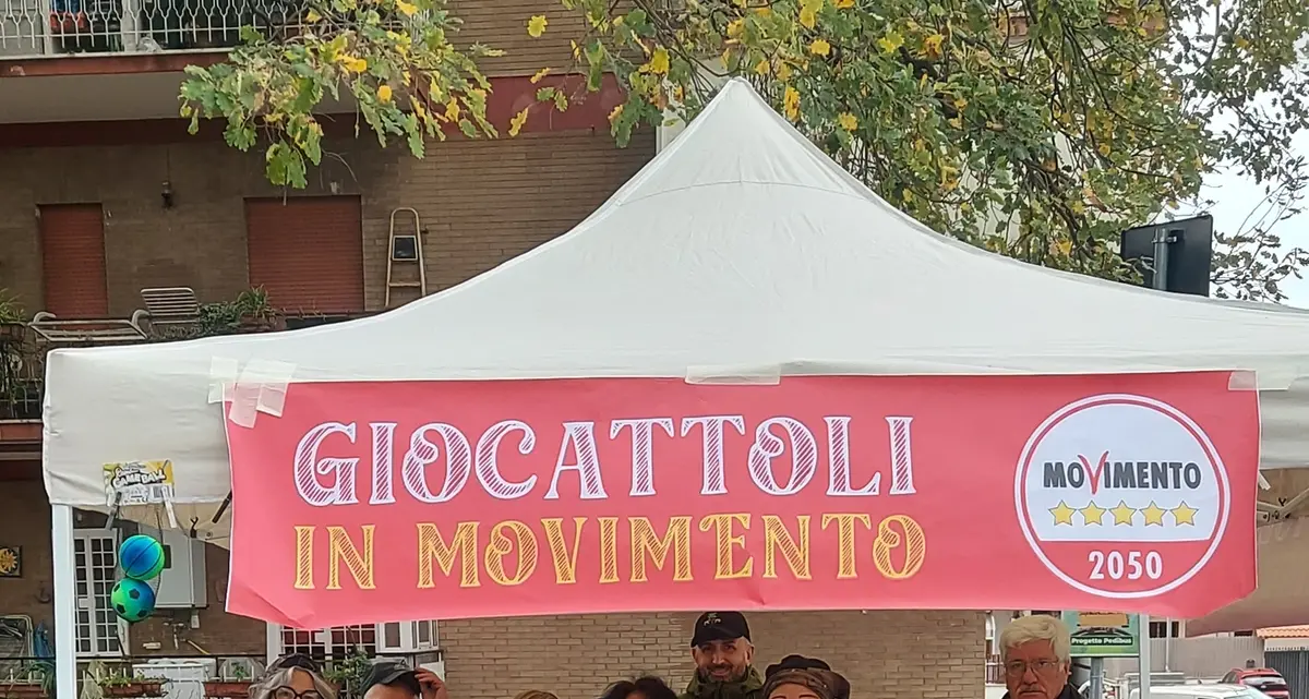 A Cerveteri solidarietà e sostenibilità con “Giocattoli in Movimento”