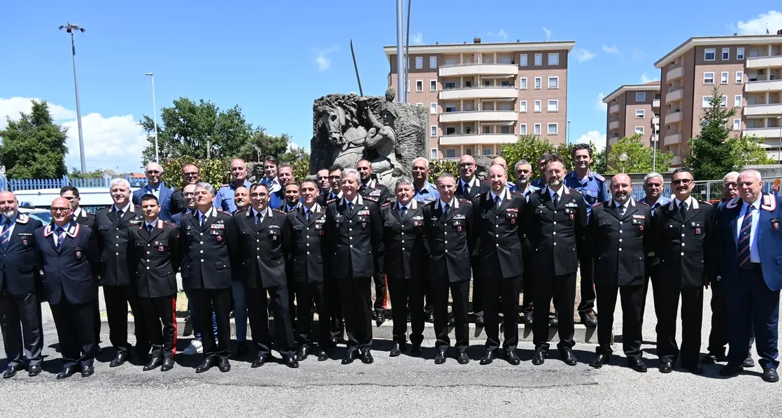 Arma, il generale Iacobelli in visita a Viterbo