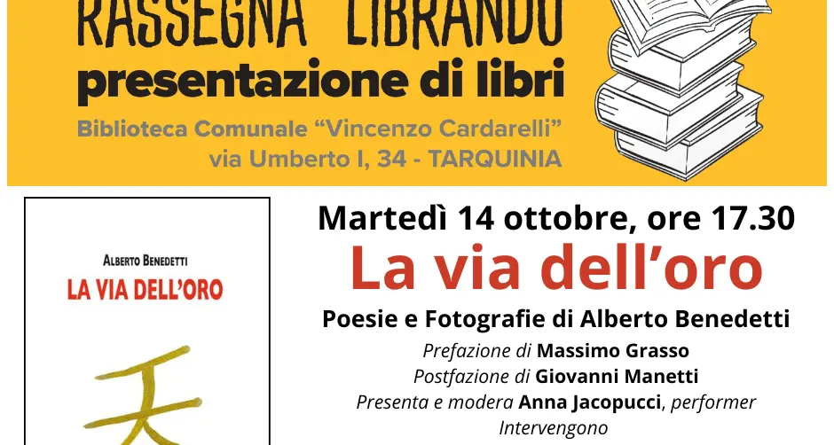 Tarquinia, torna la rassegna “Librando”