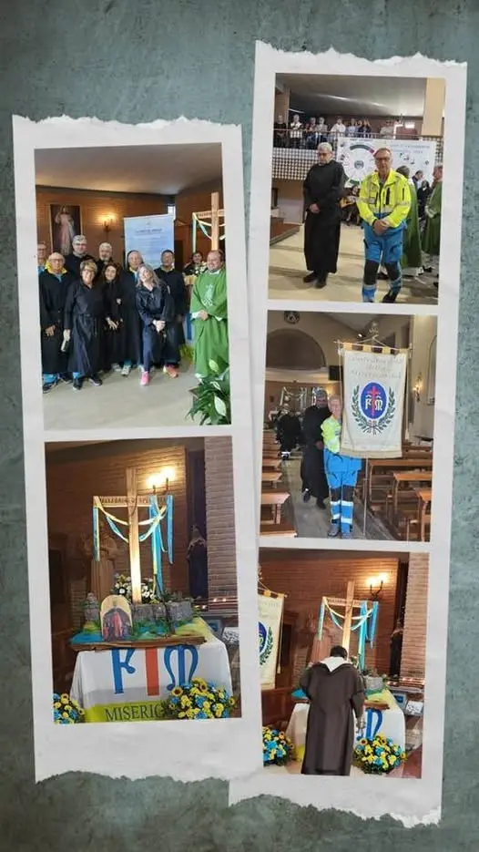 La “Croce del Giubileo”, simbolo del pellegrinaggio delle Misericordie d'Italia, ha fatto tappa anche a Santa Marinella