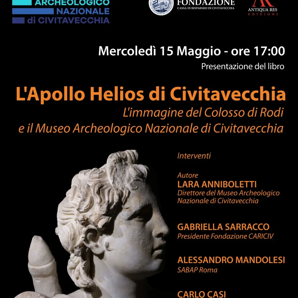 L’Apollo Helios di Civitavecchia, mercoledì la presentazione del libro