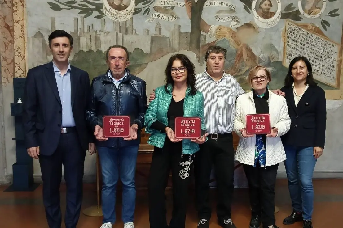 Quattro attività commerciali di Tarquinia premiate come Botteghe storiche