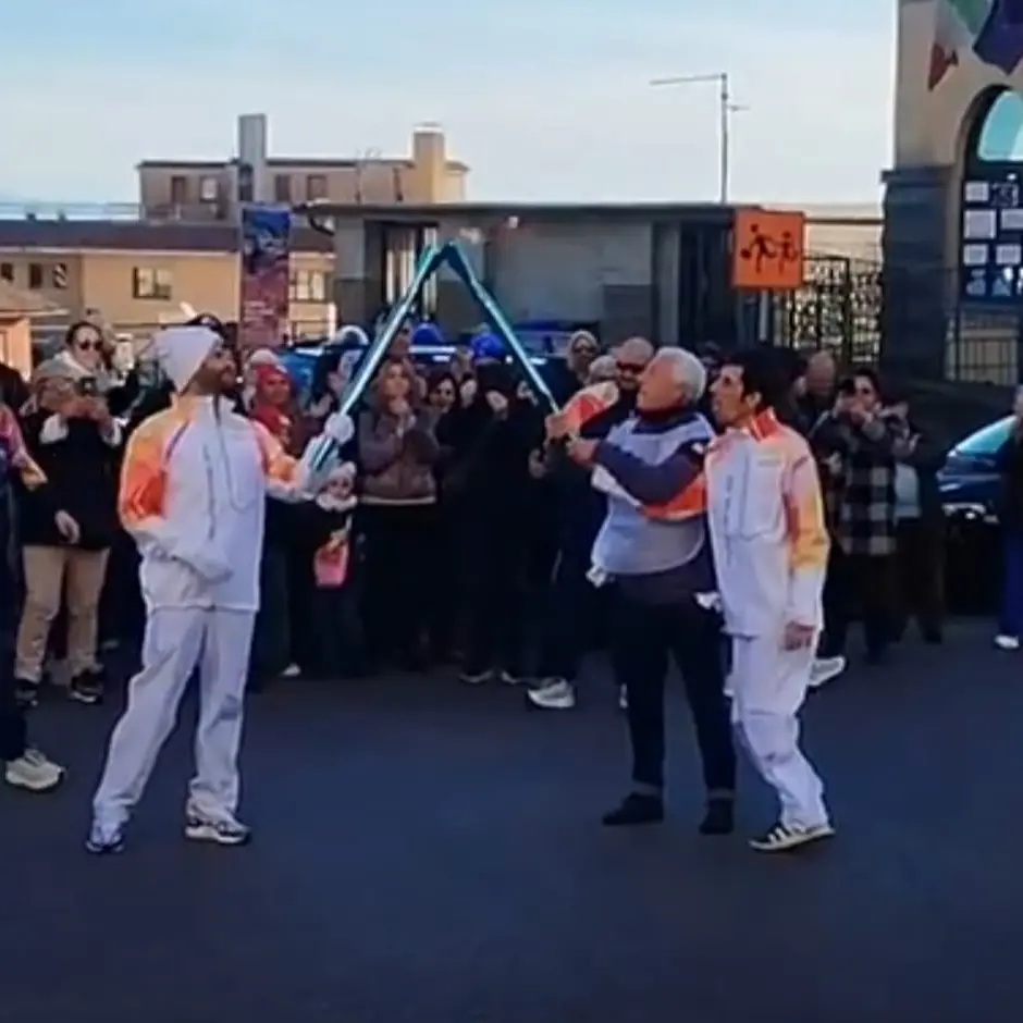 Ancora Civitavecchia con la Fiamma Olimpica: la grande gioia di Trotta