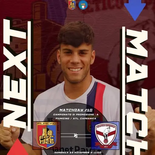 Il Fiumicino a caccia dei tre punti: al Desideri arriva l’Atletico Capranica