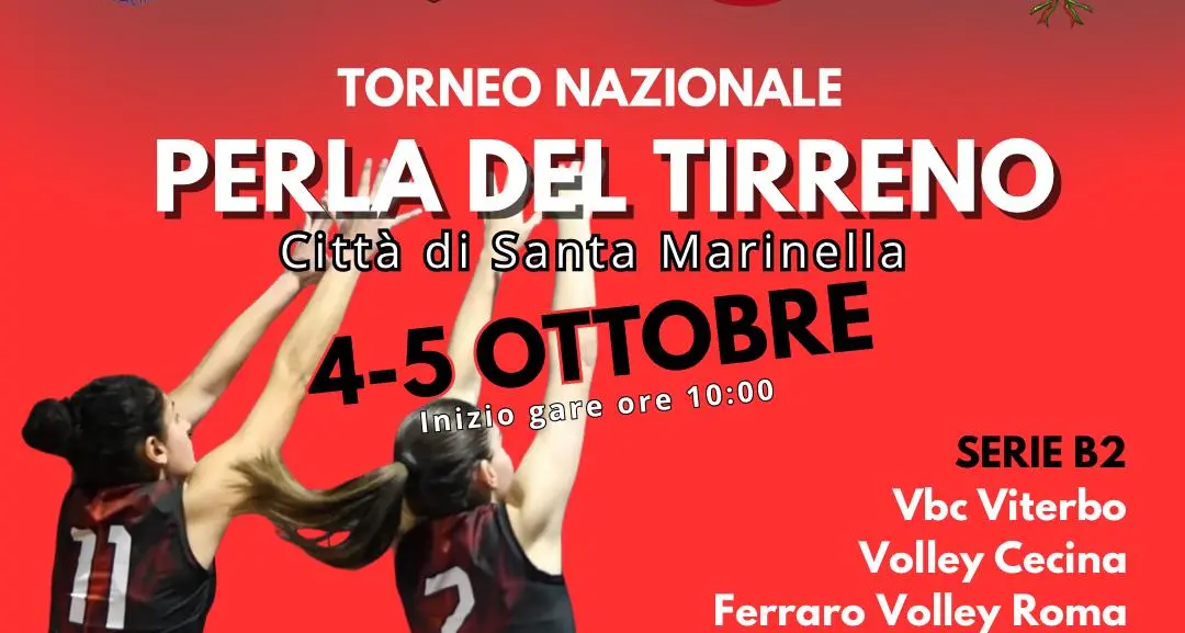 Arriva il torneo Perla del Tirreno con Vbc Santa Marinella e Cv Volley