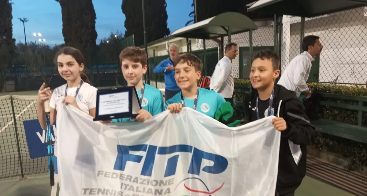 L’Asd Tarquinia Under 12 si laurea campione regionale del torneo italiano a squadre Fitp Junior Program