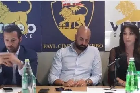 Un momento della conferenza stampa