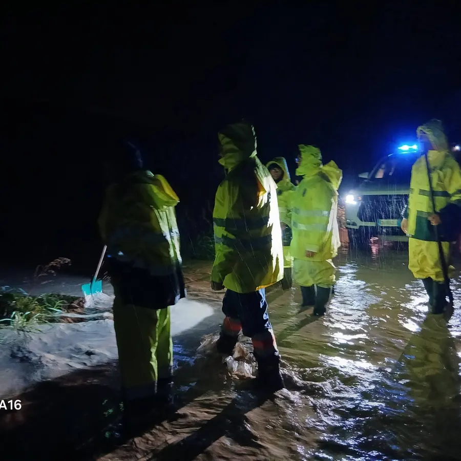 Pioggia, allagamenti a Tarquinia: intervento dei volontari Aeopc in diverse zone