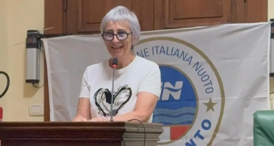 La presidente del Sib di Tarquinia, Marzia Marzoli, alla “Cerimonia di encomio” dedicata ai giovani bagnini