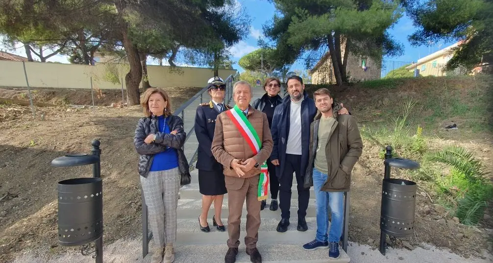 Santa Marinella, riaperta la scalinata all’ex fungo