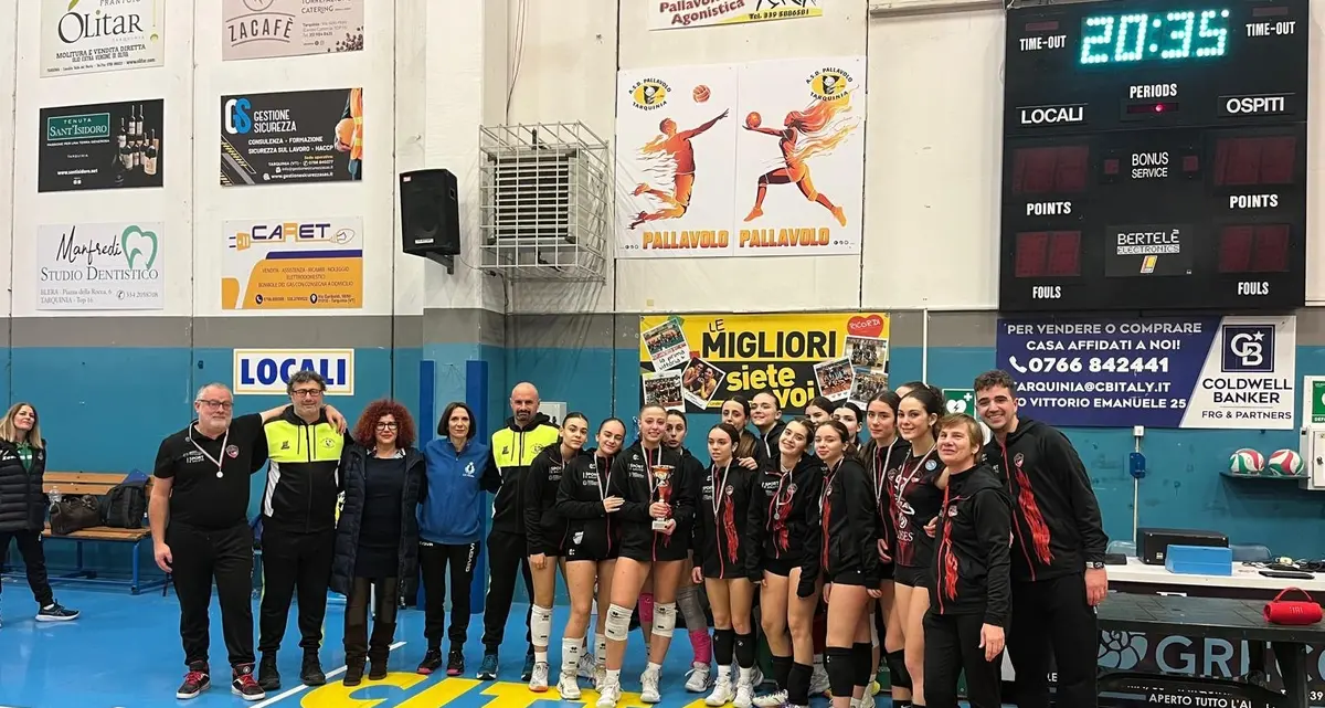 Medaglia d’argento per l'U18 della Cv Volley