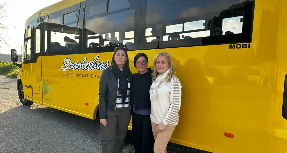Quattro nuovi scuolabus per gli studenti di Montalto