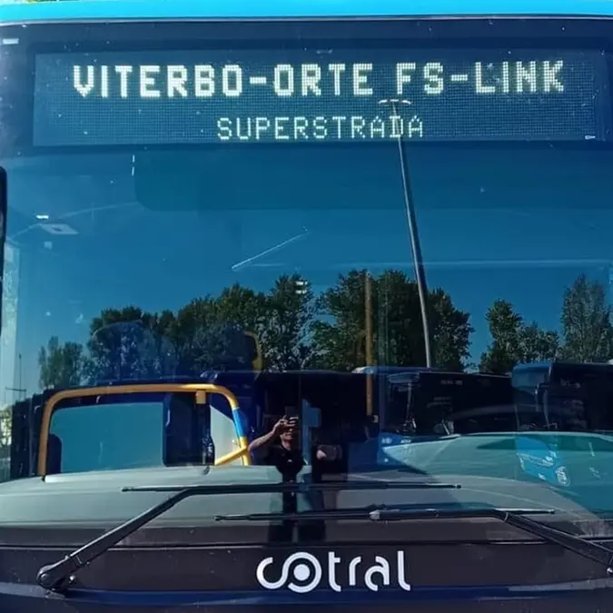 Un bus collega Viterbo-Riello alla stazione di Orte