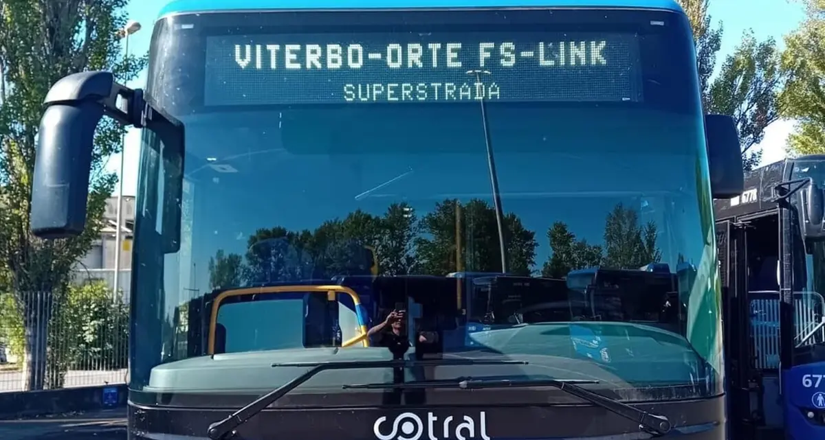 Un bus collega Viterbo-Riello alla stazione di Orte
