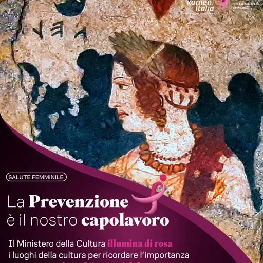 Il Parco Archeologico di Cerveteri e Tarquinia aderisce alla campagna di sensibilizzazione sui tumori del seno 2025